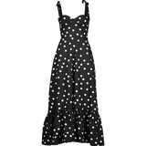 vestido midi evasê