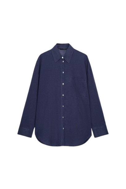 Camisa Oversized em Algodão