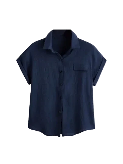 Camisa Manga Curta Versátil