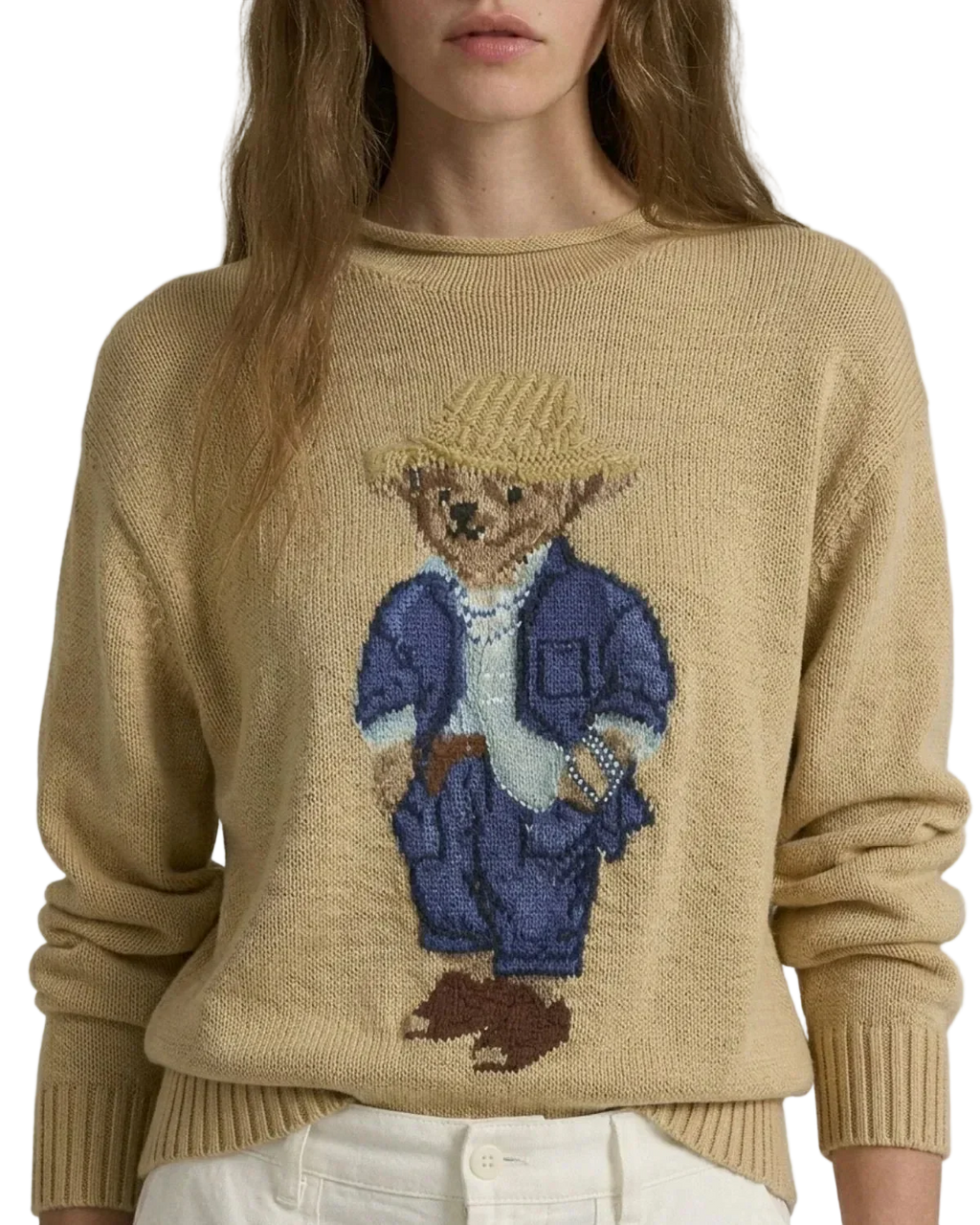 Suéter Bear RL Areia