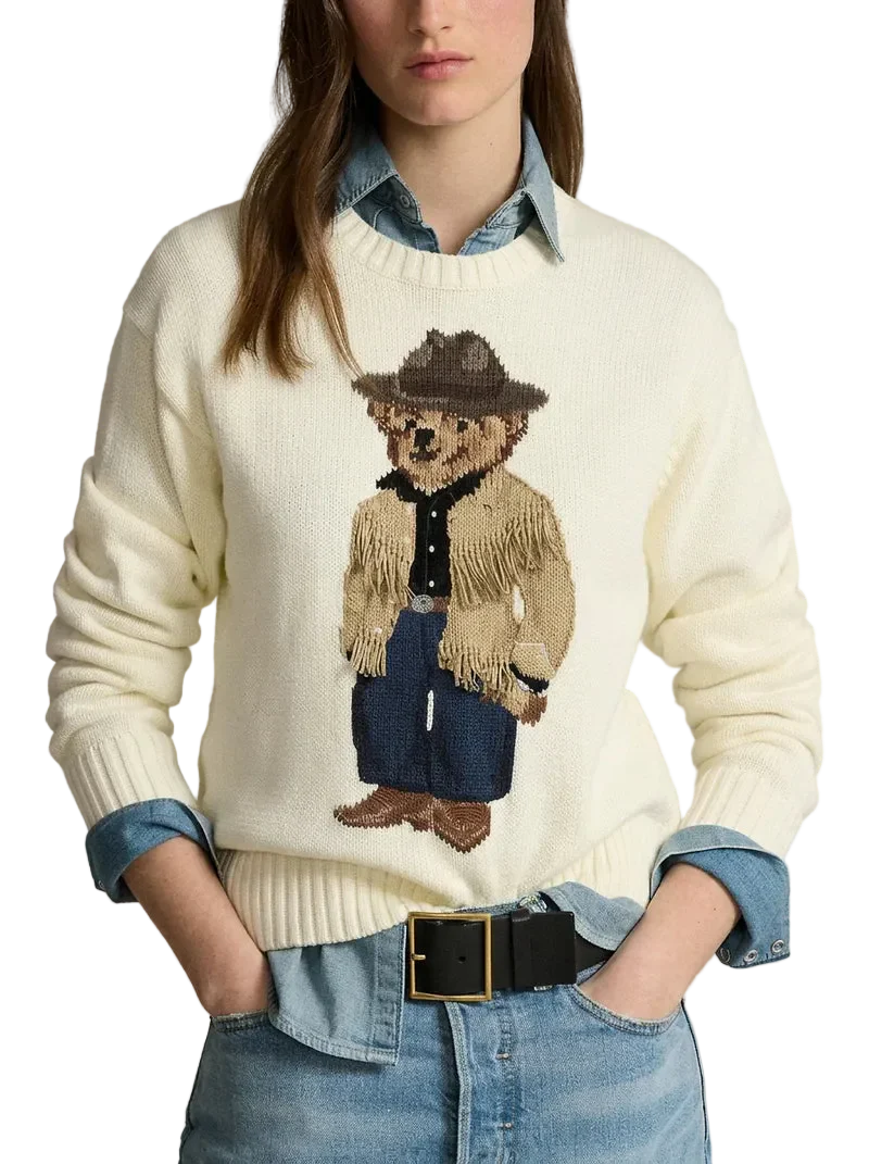 Suéter RL Bear Chapéu
