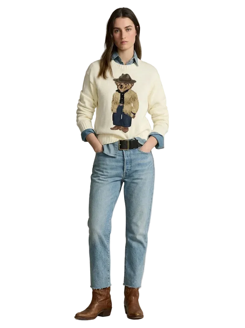 Suéter RL Bear Chapéu