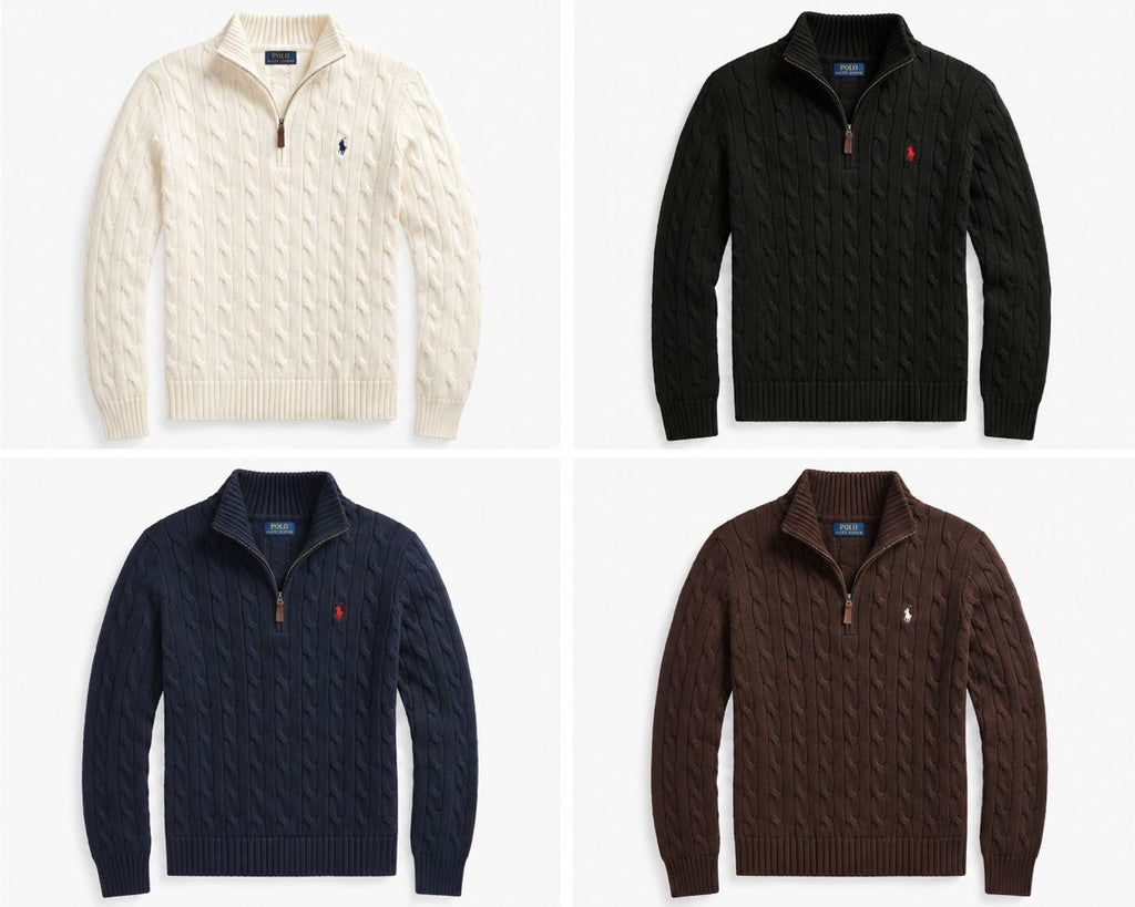 Compre 1 Leve 2 - Suéter Polo Trançado Zíper Masculino