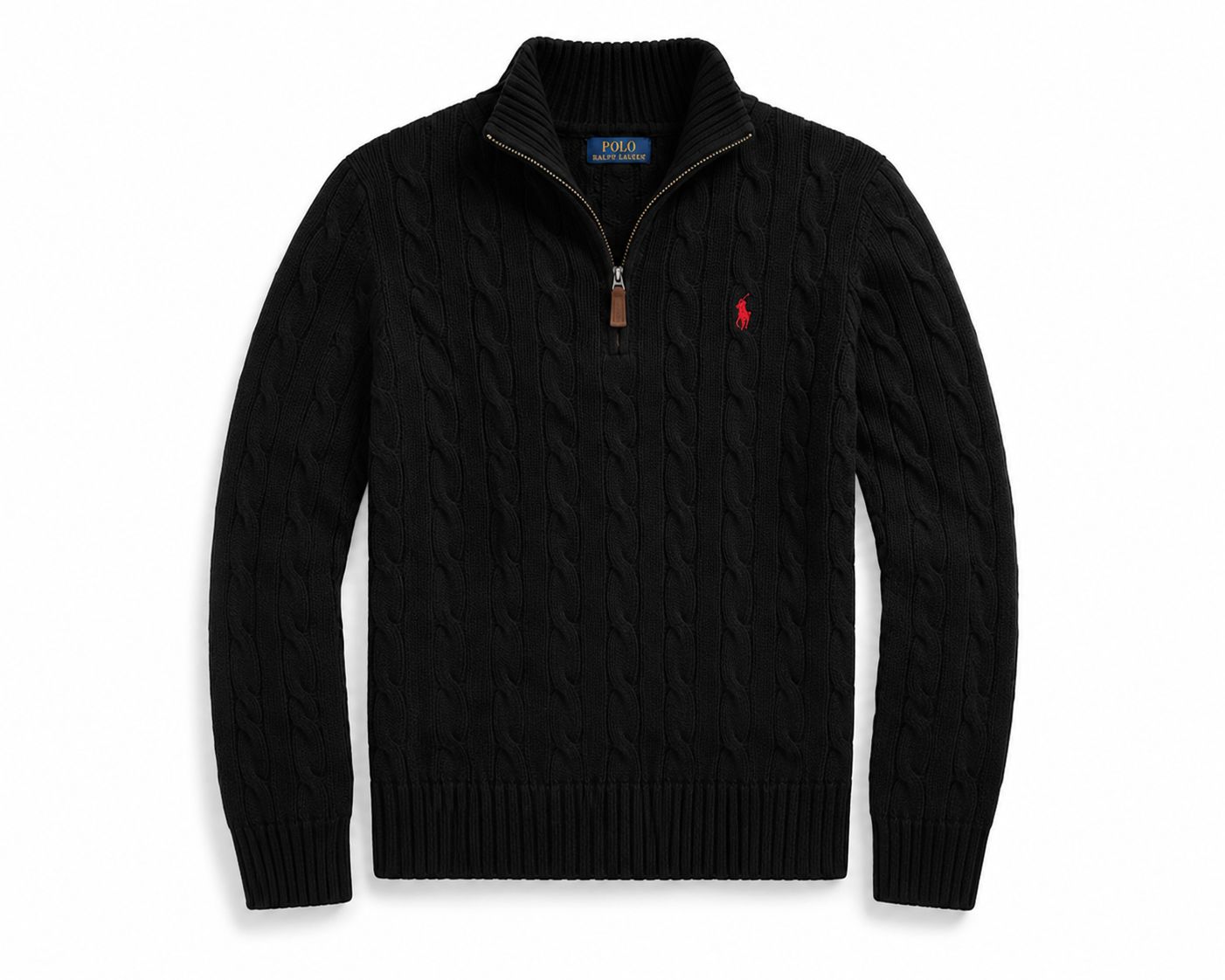 Compre 1 Leve 2 - Suéter Polo Trançado Zíper Masculino