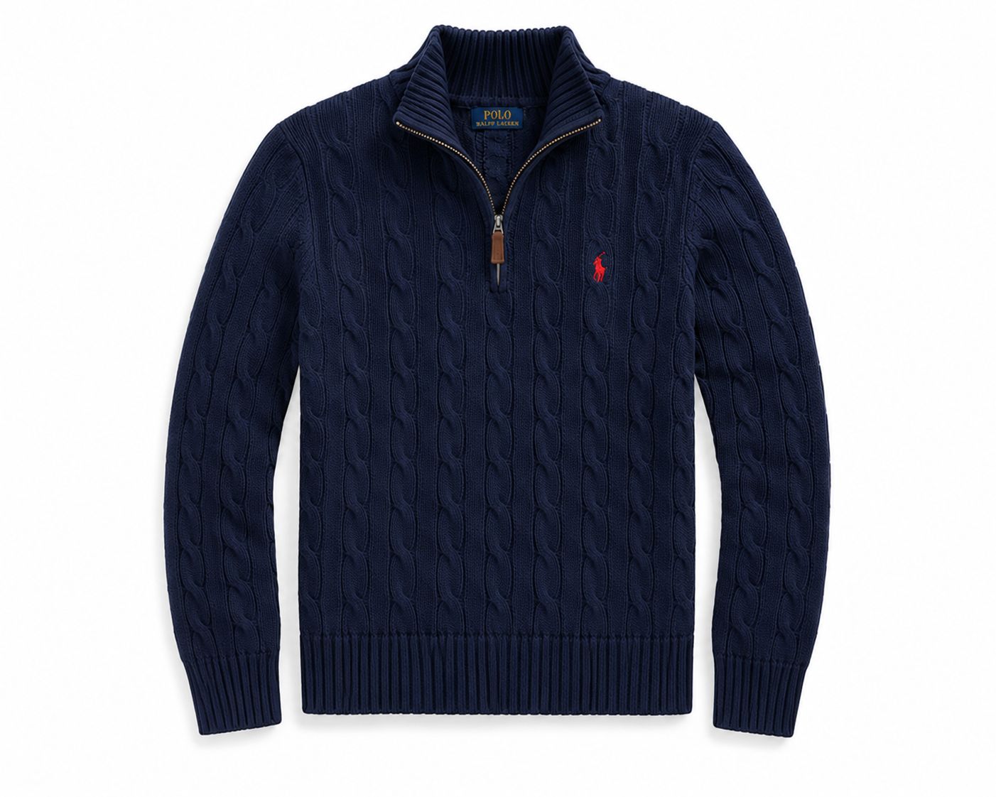 Compre 1 Leve 2 - Suéter Polo Trançado Zíper Masculino