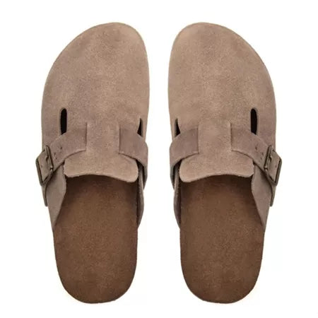 Clog Marfim – Couro Legítimo