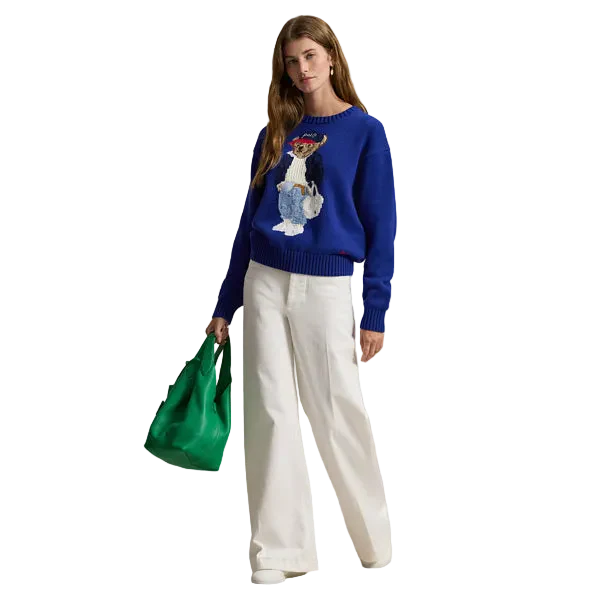 Suéter RL Bear Azul Royal