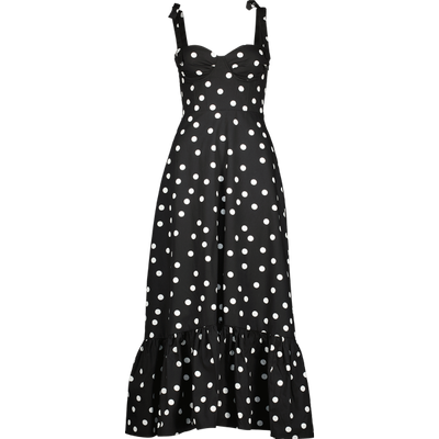 vestido midi evasê