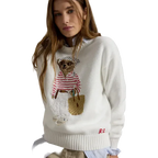 Sueter Polo Bear Branco