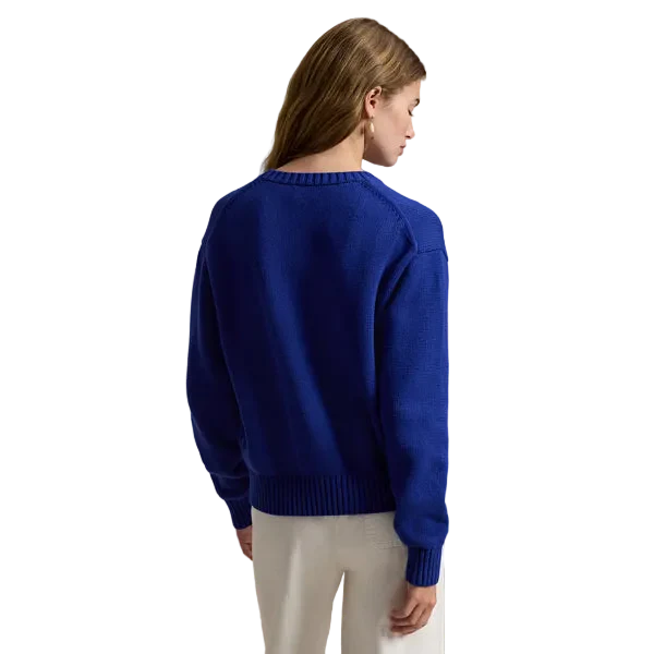 Suéter RL Bear Azul Royal
