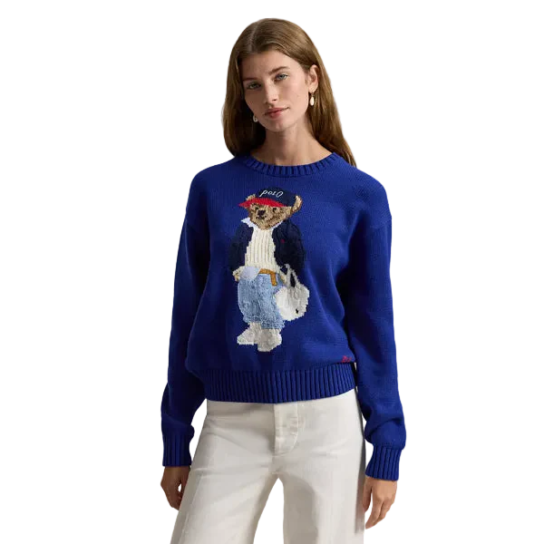 Suéter RL Bear Azul Royal