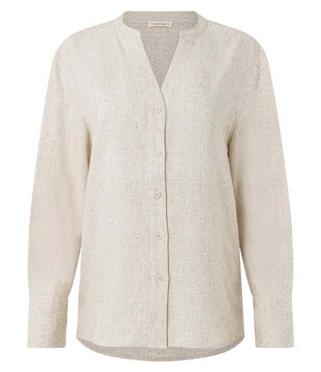 Camisa Viscolinho Gola Padre