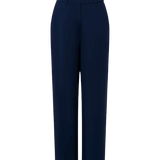 Calça Pantalona de Alfaiataria Azul