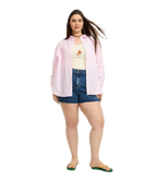 Camisa Plus Size em Algodão