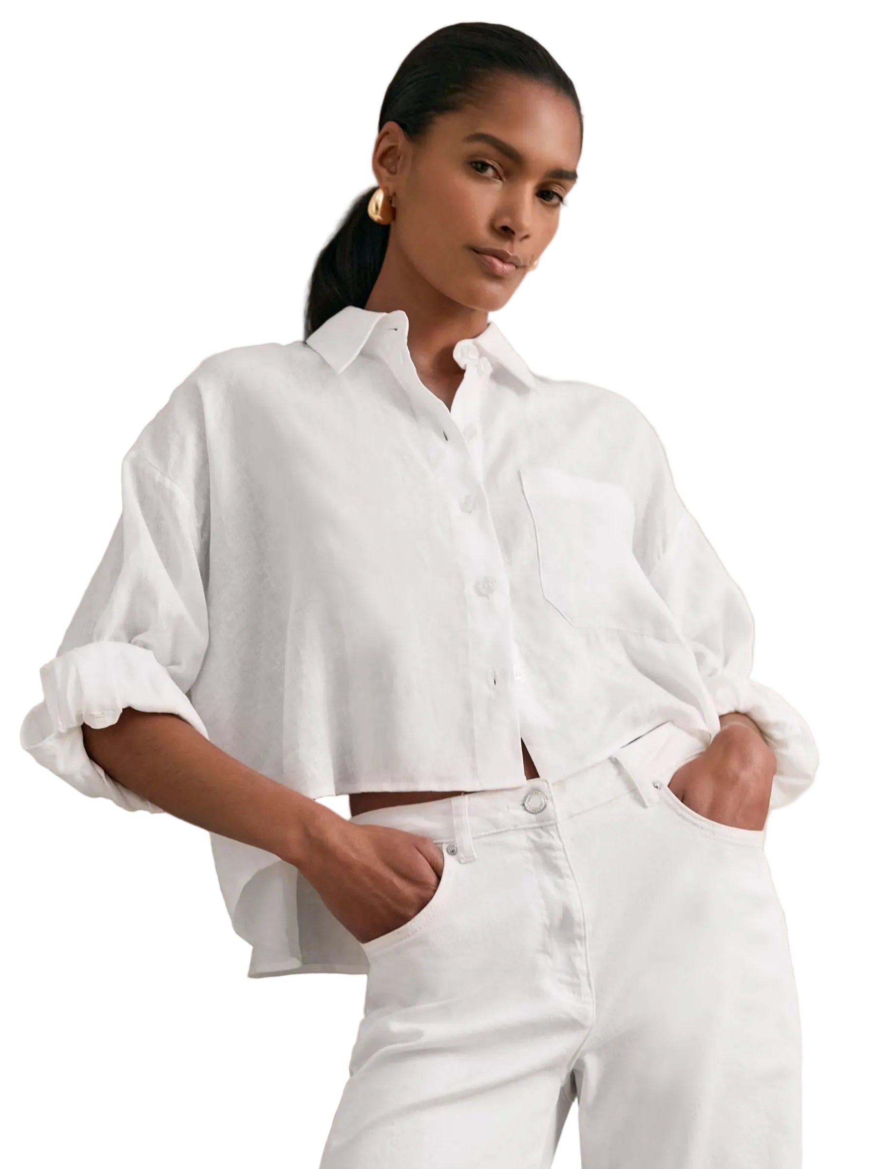 Camisa Linho Branca