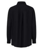 Camisa Alongada Viscolinho PRETA