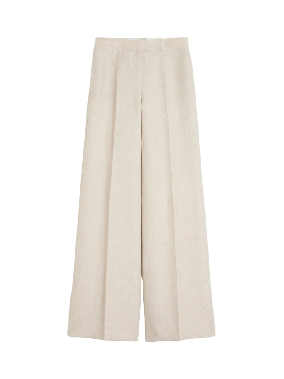 Calça em Linho Sarjado