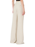 Calça em Linho Sarjado