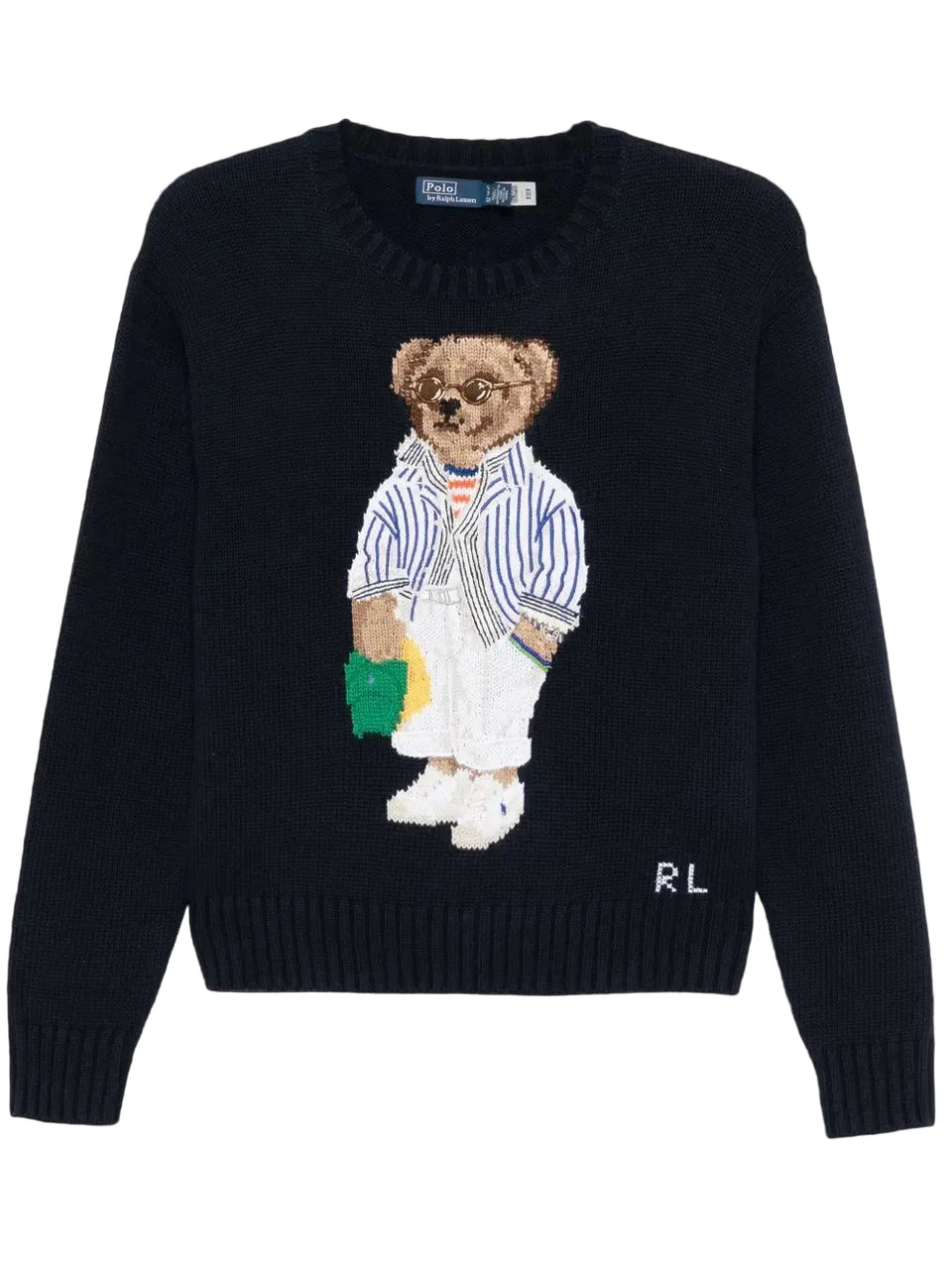 Sueter RL Bear Azul Marinho