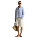 Camisa em Linho Vichy