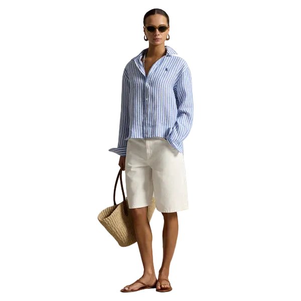 Camisa em Linho Vichy