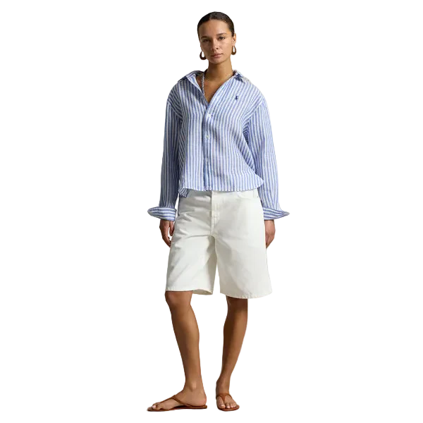Camisa em Linho Vichy