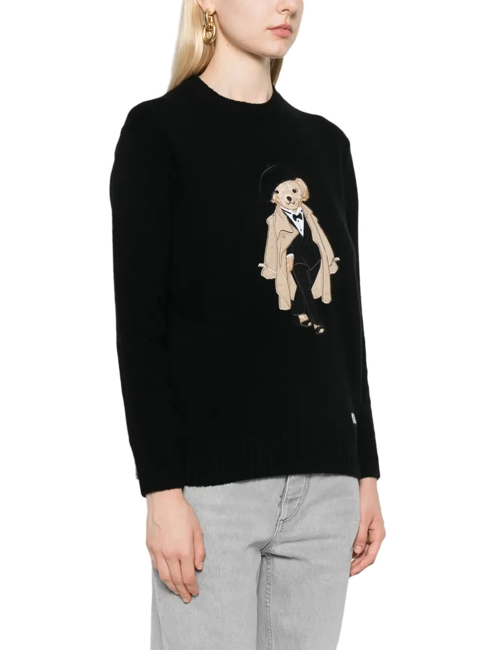 Sueter Rl Bear Preto
