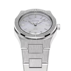 Relógio Branco Steel